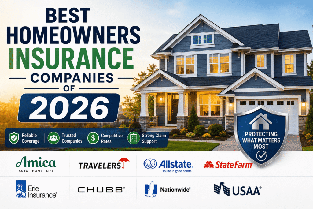 Best homeowners insurance companies of 2026 comparison
