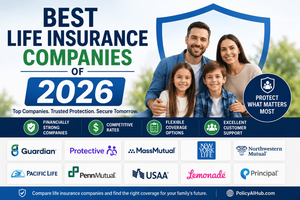 Best life insurance companies of 2026 comparison