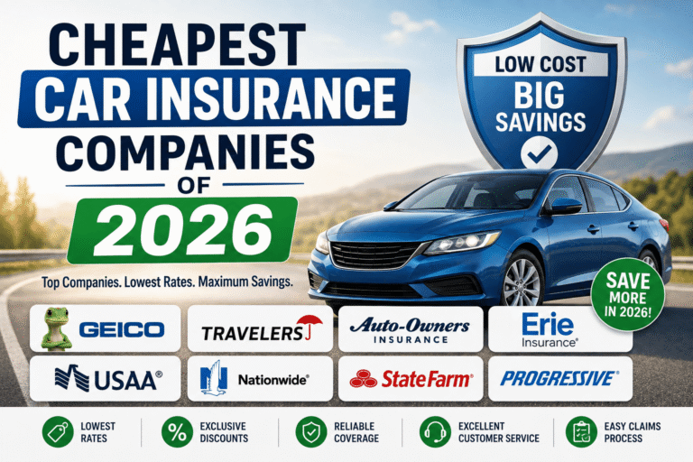 Cheapest Car Insurance Companies of 2026